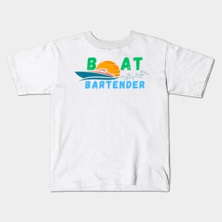 Boat Bartender Kids T-Shirt